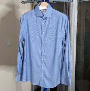 Charles Tyrwhitt royal oxford blue dress shirt